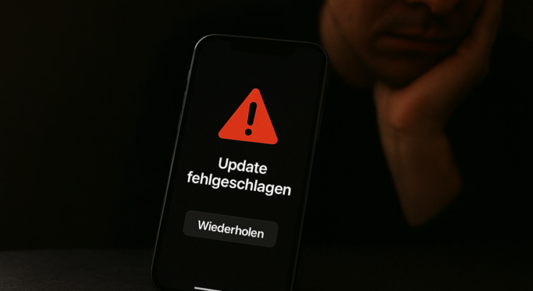 iOS Update fehlgeschlagen
