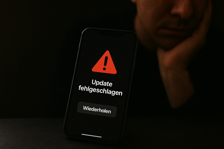 iOS Update fehlgeschlagen