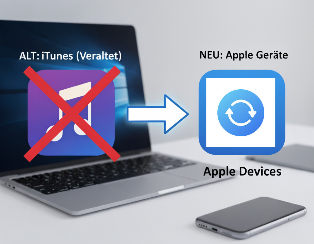 Apple Geräte App statt iTunes für iPhone Backup verwenden